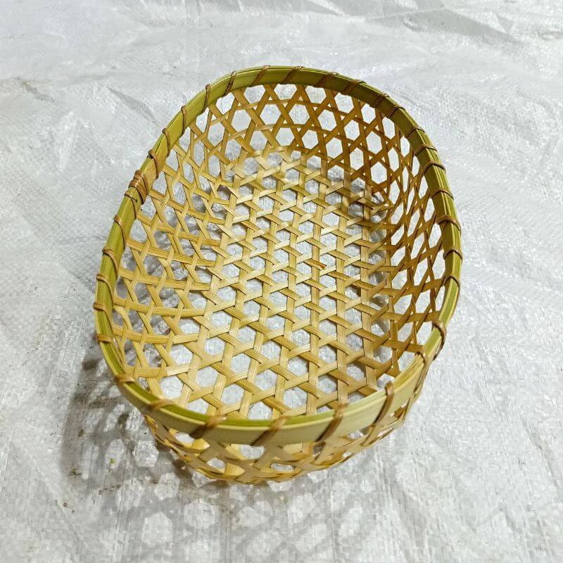 Bamboo Kitchen Storage Basket