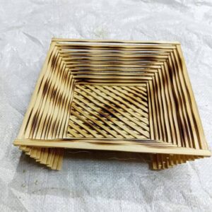 Bamboo Rectangular Fruit Basket