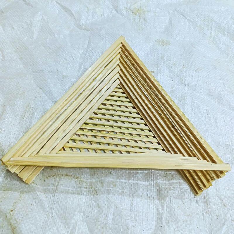 Bamboo Triangular Fruit Basket