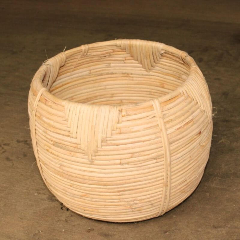 Cane Cylinder Basket