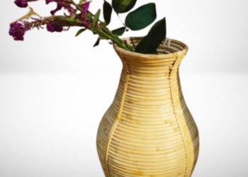 Cane Flower Pot