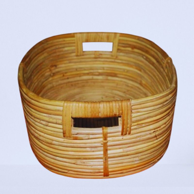 Cane Laundry Basket