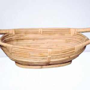 Cane Oval Fruit Basket