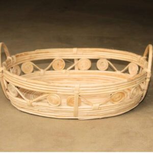 Cane Oval Fruit Basket