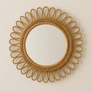 Cane Wall Mirror