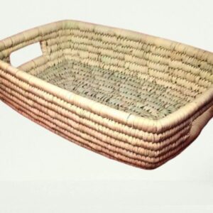 Date Leaf Rectangular Basket