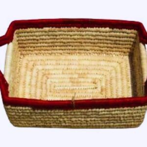 Date Leaf Rectangular Basket