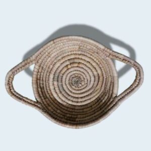 Date Leaf Spiral Basket