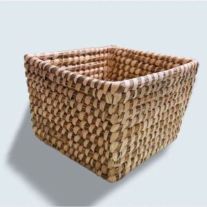 Date Leaf Square Storage Basket