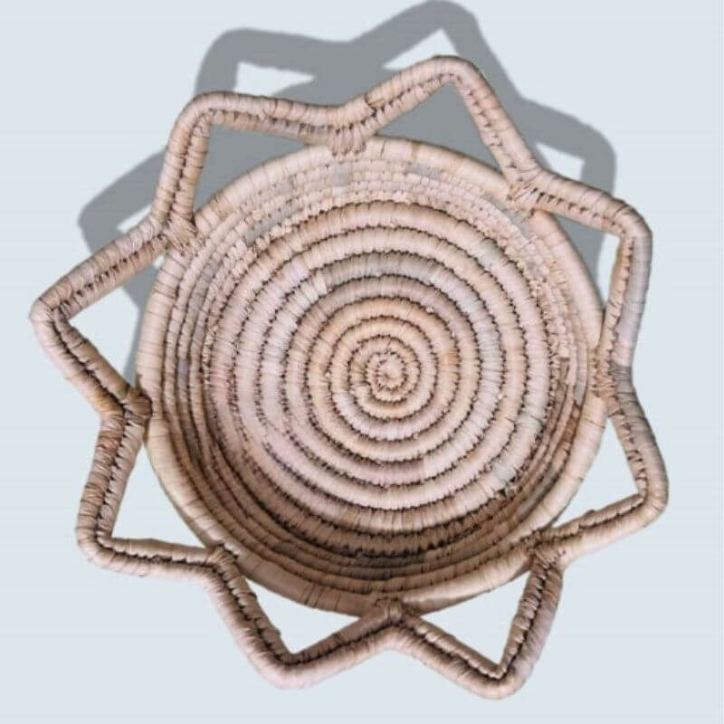 Date Leaf Star Basket