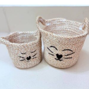Jute Cat Basket