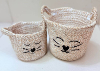 Jute Cat Basket