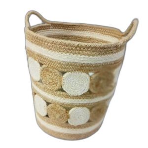 Jute Fancy Basket with Handle