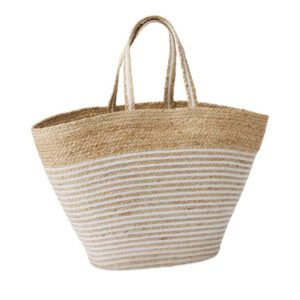 Jute Oval Beach Bag