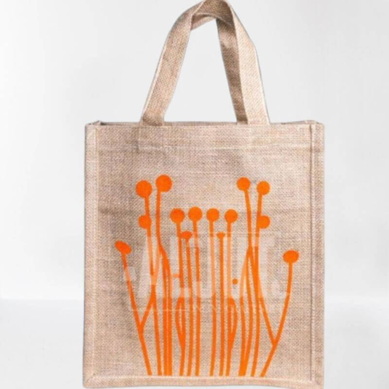 Jute Printed Shopping Bag