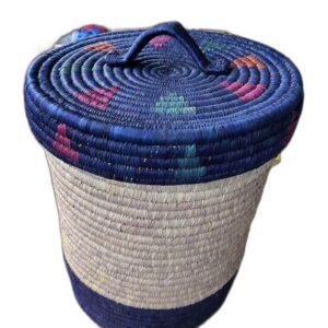 Jute Round Laundry Basket