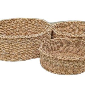 Seagrass Round Basket Set