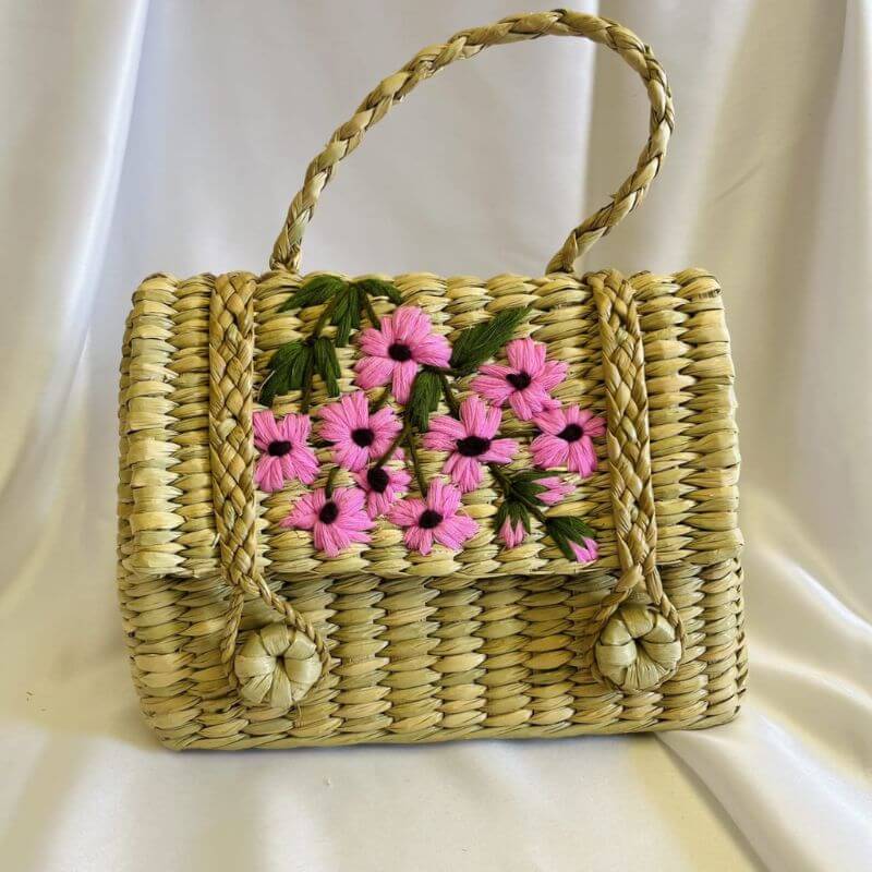 Water Hyacinth Purse Bag
