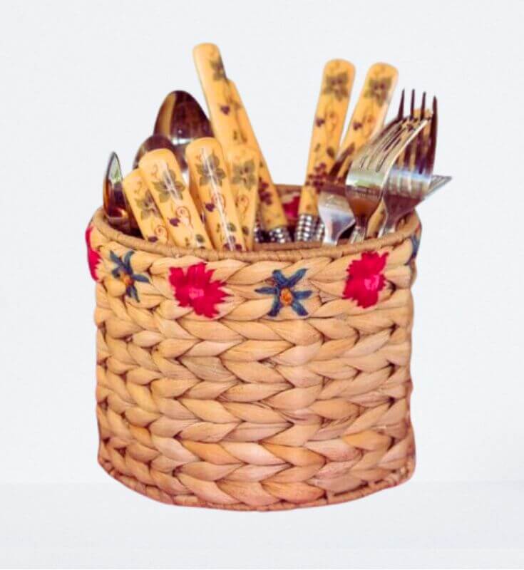 Water Hyacinth Spoon Holder