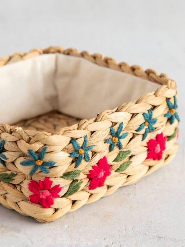 Water Hyacinth Tissue Box