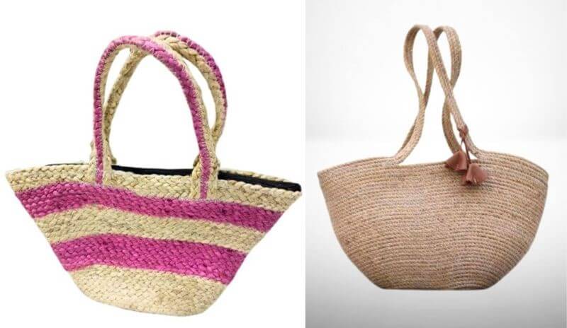 Jute Ladies Oval Bags