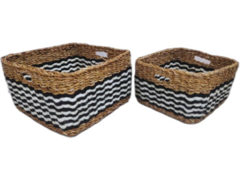 Seagrass storage Box. Set of 2