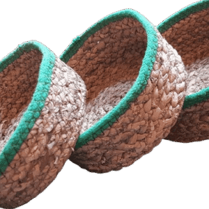 Water Hyacinth Bowl. Set of 3